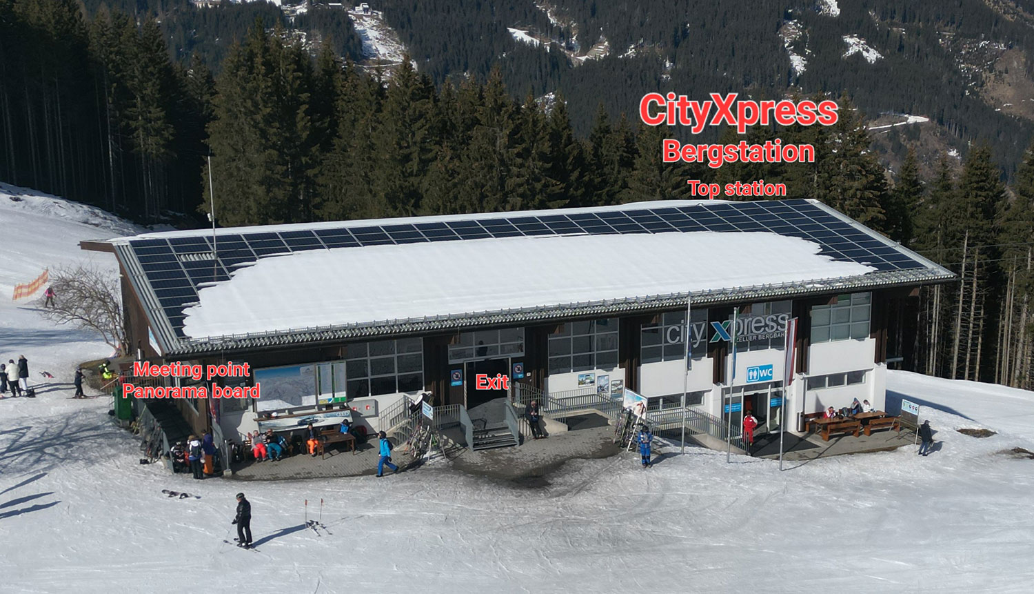 Meeting point CityXpress Berg